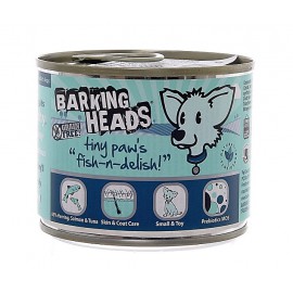 Barking Heads консервы для собак мелких пород с лососем, тунцом и сельдью "Рыбка-вкусняшка"